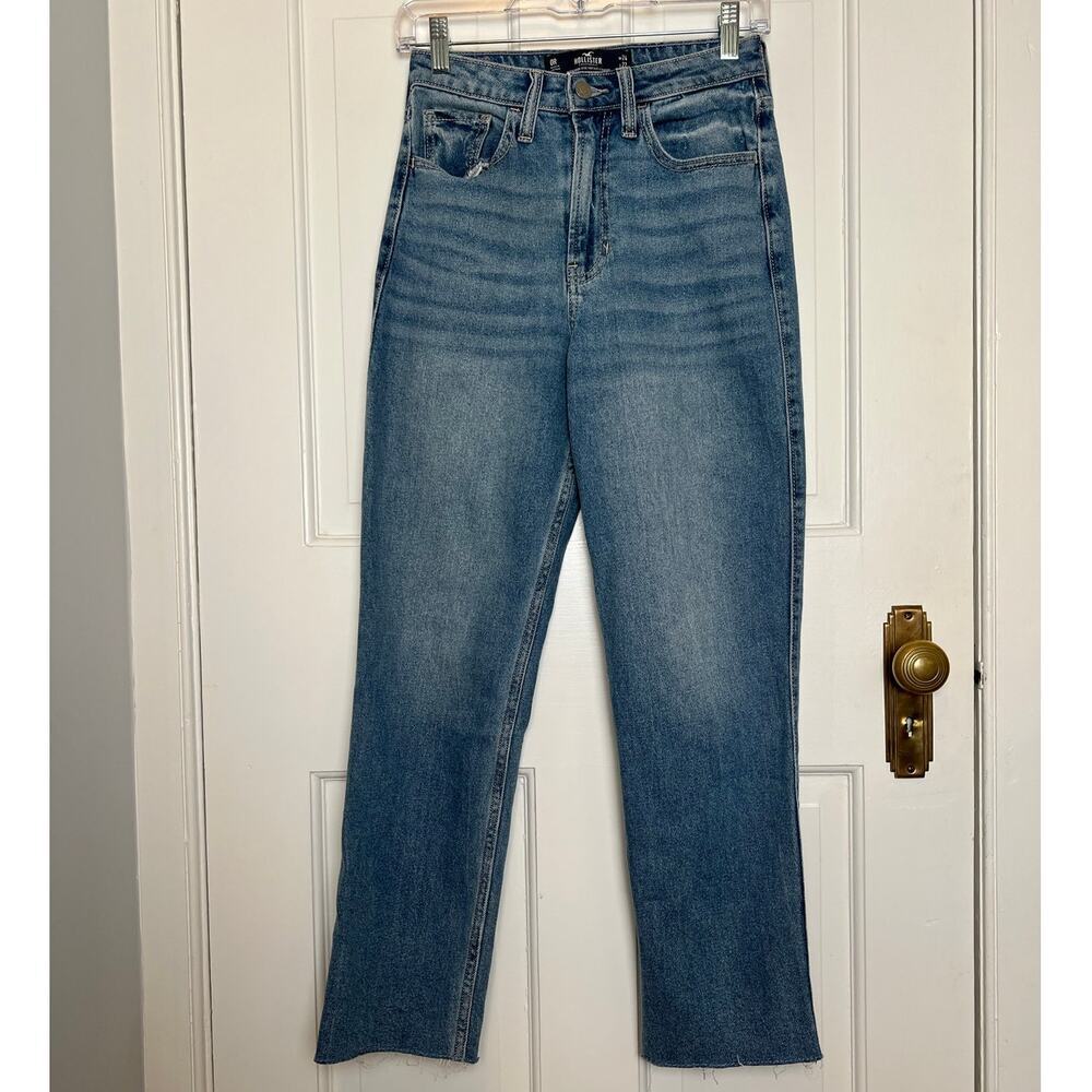 Hollister Women's 24 W 27 L Jeans Ultra High Rise Vintage Straight Leg Denim